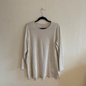 J. Jill Pima Crew-Neck Long-Sleeve Tee Size 2X